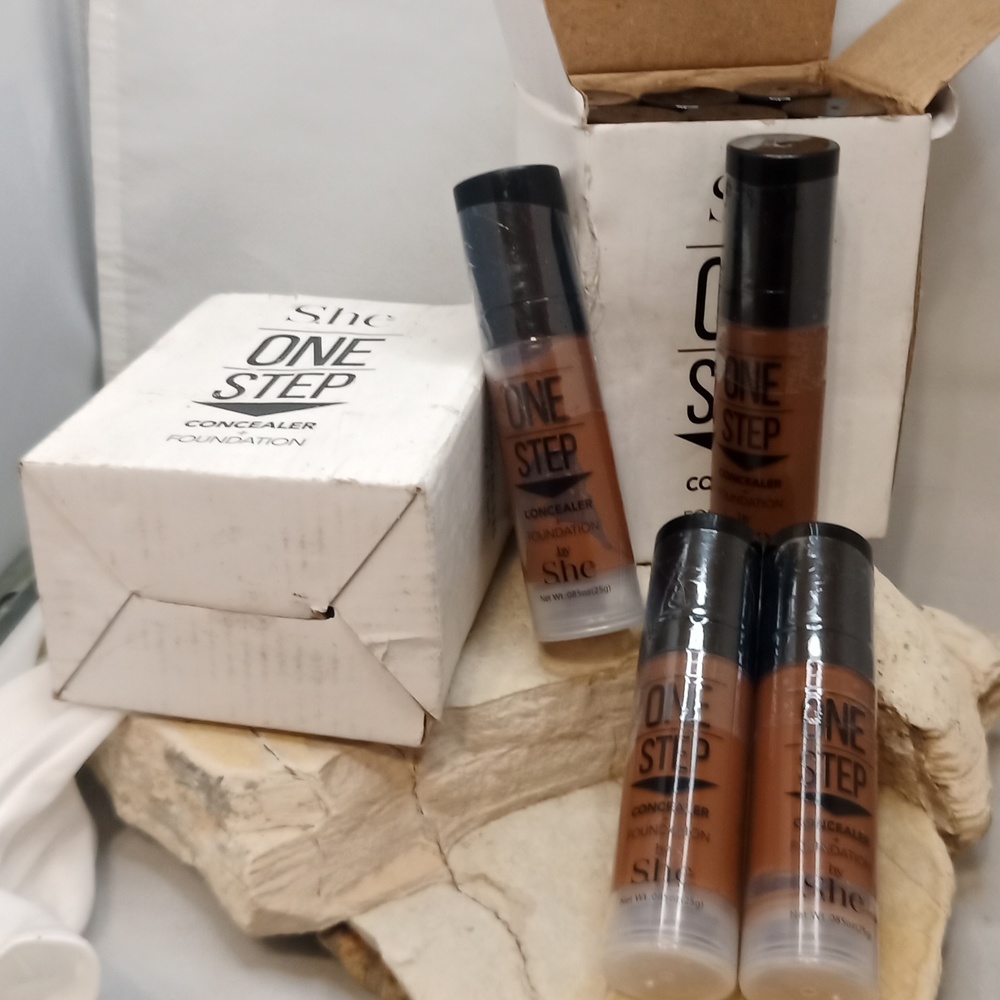 🤎Lot of 16🤎 S.he One Step Concealer + Foundation Cosmetic Chocolate Dark Brown